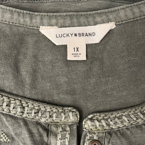 Lucky Brand | NWT Women’s Embroidered Blouse - Picture 9 of 11